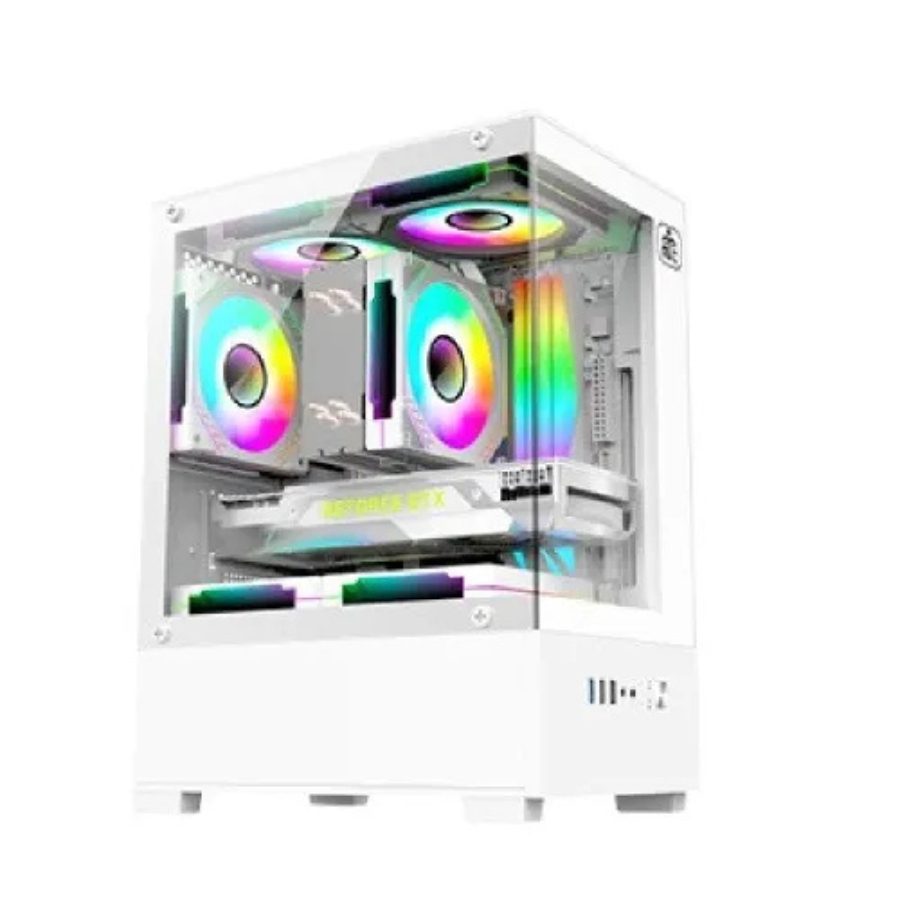 MONARCH ICE COOLER+5 ARGB Desktop Case (White)